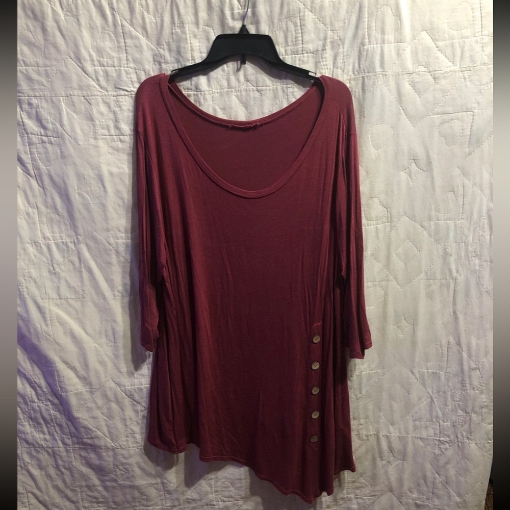 3/4 sleeve tunic